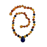 "KIDDO" Multi-Color Amber Baroque Beads Baby Necklace