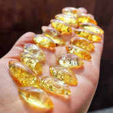 Lemon Amber Marquise Shape Cabochons