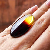 Gradient Amber Free Shape Cabochons