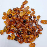 Cognac Amber Nuggets Beads