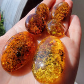 Cognac Amber Free Shape Cabochons