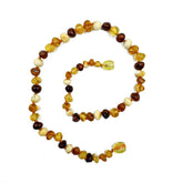 "KIDDO" Multi-Color Amber Baroque Beads Baby Necklace