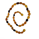 "KIDDO" Multi-Color Amber Unpolished Small Nuggets Baby Necklace