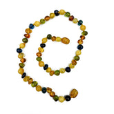 "KIDDO" Multi-Color Amber Baroque Beads Baby Necklace