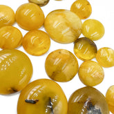 Milky Amber Free Shape Cabochons