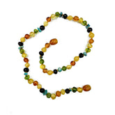 "KIDDO" Multi-Color Amber Baroque Beads Baby Necklace