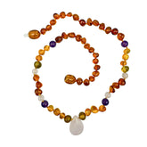 "KIDDO" Multi-Color Amber Baroque Beads Baby Necklace