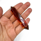 Cognac Amber Obelisk Stone