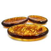 Cognac Amber Pocket Palm Stone