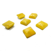 Milky Amber Calibrated Square Shape Cabochon