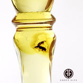 Natural Amber Minaret With Insect