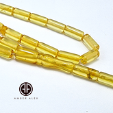 Transparent Amber Barrel Shape 5mm Islamic Prayer Beads
