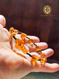Cognac Amber Free Shape Beads Catholic Rosaries - Bracelet