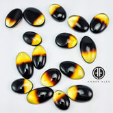 Gradient Amber Free Shape Cabochon