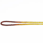 Gradient Amber Round Beads