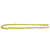 Lemon Amber Round Beads