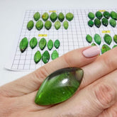 Green Amber Handmade Marquise Shape Cabochons