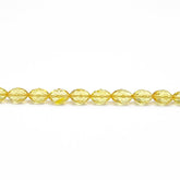 Lemon Amber Olive Faceted Beads