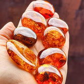 Cognac Amber Free Shape Cabochons