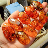 Cognac Amber Free Shape Cabochons