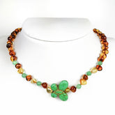 "KIDDO" Multi-Color Amber Baroque Beads Baby Necklace