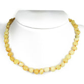 "KIDDO" Milky Amber Baroque Beads Baby Necklace - Amber Alex Jewelry