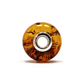 Cognac Amber Charm Bead - Amber Alex Jewelry
