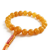Antique Amber Round Beads Juzu Nenju Buddhist Prayer