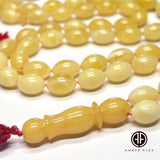 Butterscotch/Yellow Amber Olive Shape 8.5 mm Islamic Prayer Beads