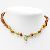 "KIDDO" Multi-Color Amber Baroque Beads Baby Necklace