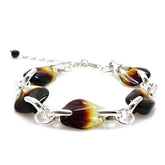Gradient Amber Stones Bracelet Sterling Silver - Amber Alex Jewelry