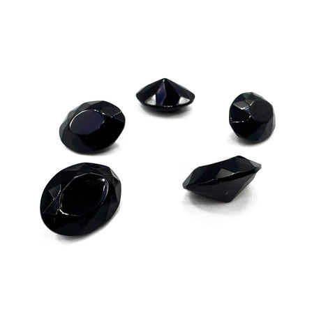 Cherry Amber Faceted Oval Diamond Cut Stone