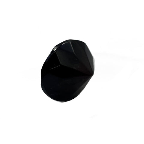 Cherry Amber Faceted Oval Diamond Cut Stone