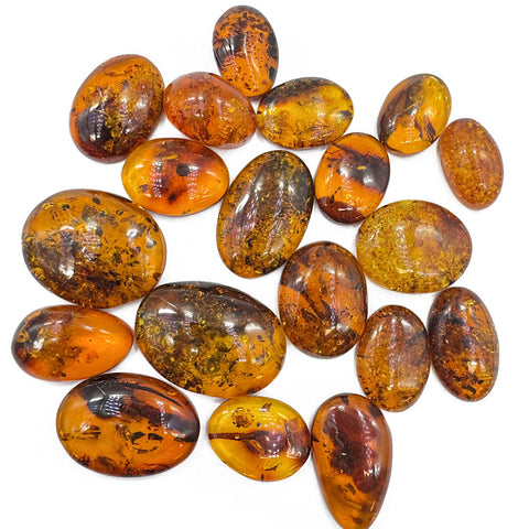 Cognac Amber Free Shape Cabochons