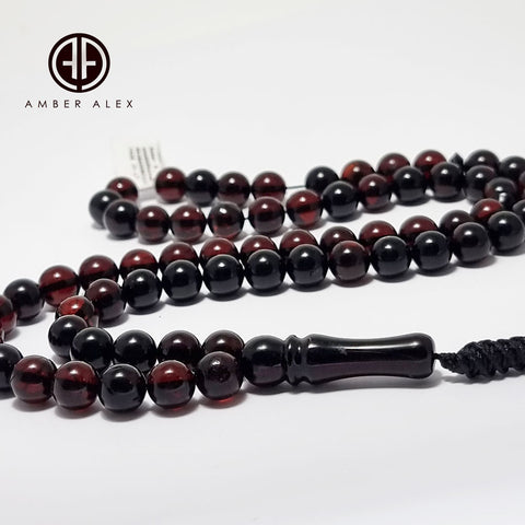 Cherry Amber Round  Shape 9.5 mm Islamic Prayer Beads