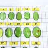 Green Amber Handmade Free Shape Cabochons