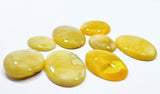 Milky Amber Free Shape Cabochons