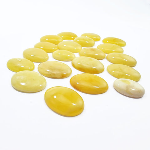 Milky Amber Free Shape Cabochons