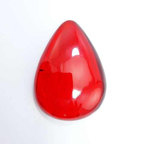 Red Amber Drop Free Shape Cabochons