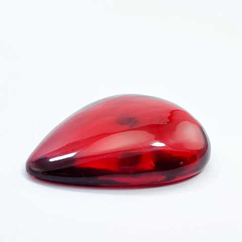 Red Amber Drop Free Shape Cabochons