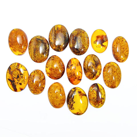 Cognac Amber Free Shape Cabochons