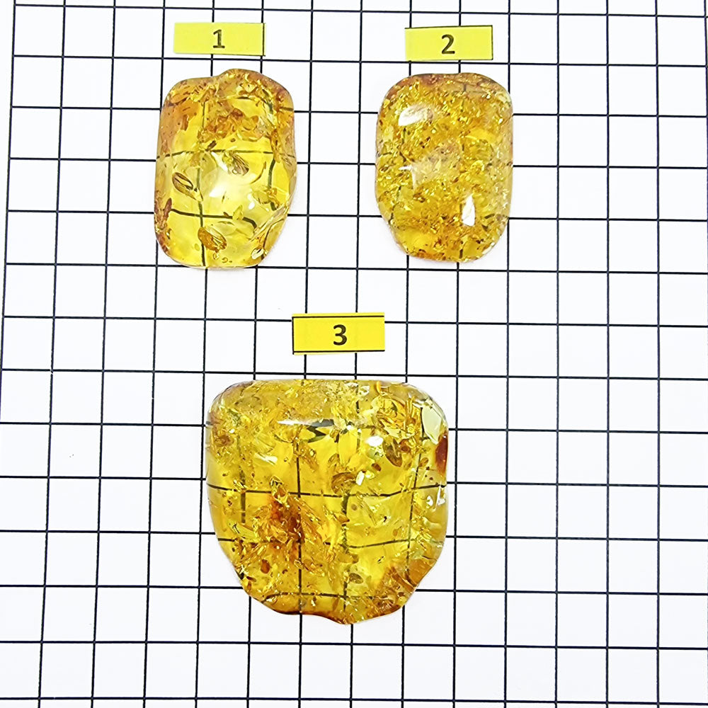 Lemon Colur Rectangle Lemon Amber Rectangular Free Shape Cabochons โ Amber Alex Jewelry