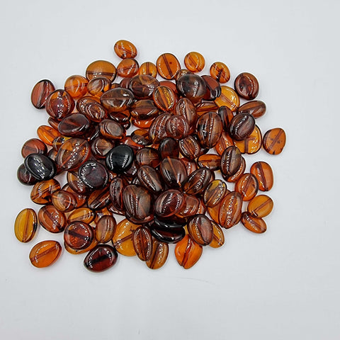 Cognac Amber Nuggets Beads