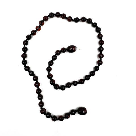 "KIDDO" Cherry Amber Baroque Beads Baby Necklace