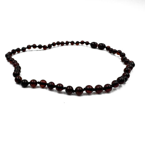 "KIDDO" Cherry Amber Baroque Beads Baby Necklace