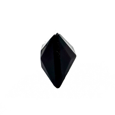 Cherry Amber Faceted Rectangular Diamond Cut Stone
