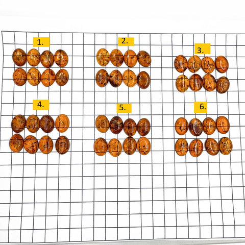Cognac Amber 12x18 Oval Shape Cabochons Set