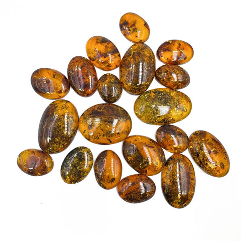 Cognac Amber Free Shape Cabochons