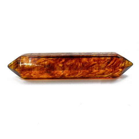 Cognac Amber Obelisk Stone