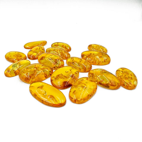 Lemon Amber Free Shape Cabochon